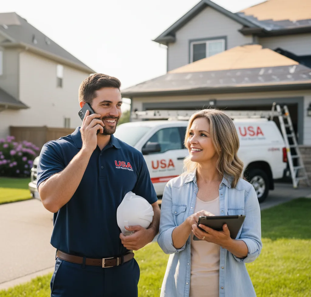 USA Roof Repair Experts customer support in North Benton